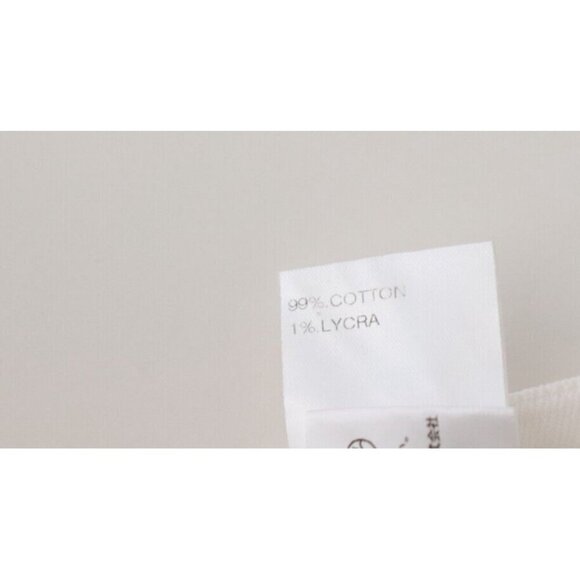 Chloé Women's US6 FR38 White Chalk Skinny Jeans Cotton Blend Low-Rise Slim Denim - Picture 5 of 8